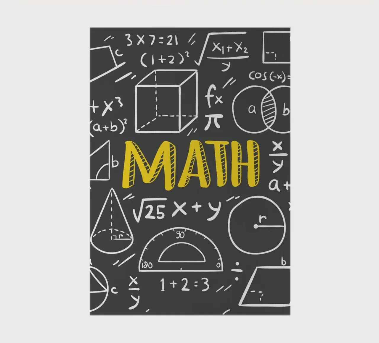 Math Formula Style Design notebook by Urban Life