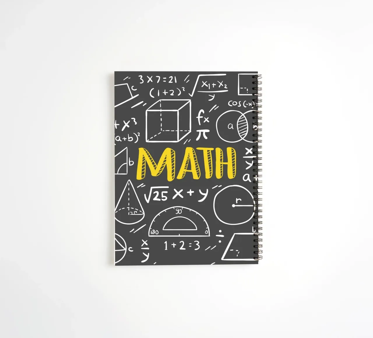 Math Formula Style Design spiral notebook by Urban Life