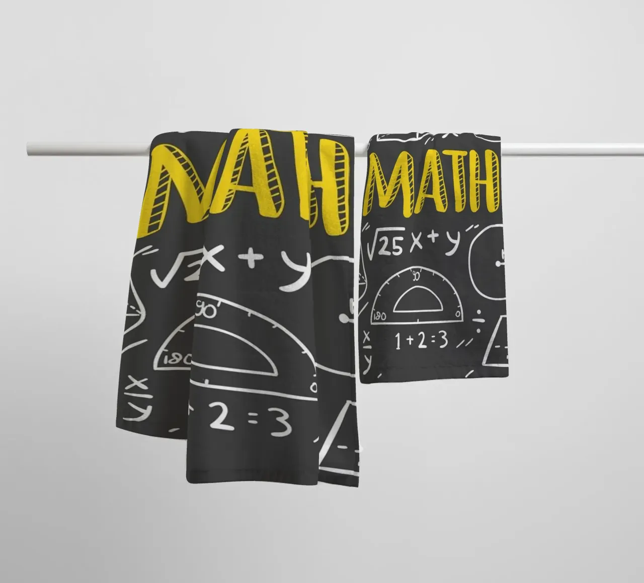 Math Formula Style Design towel by Urban Life