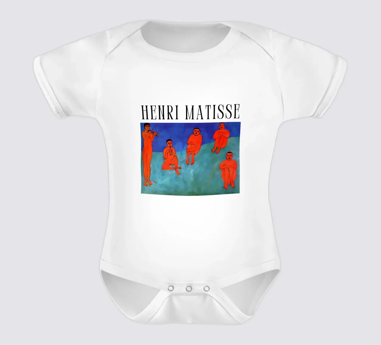 Musica di Henri Matisse body neonato maniche corte da careytowne1