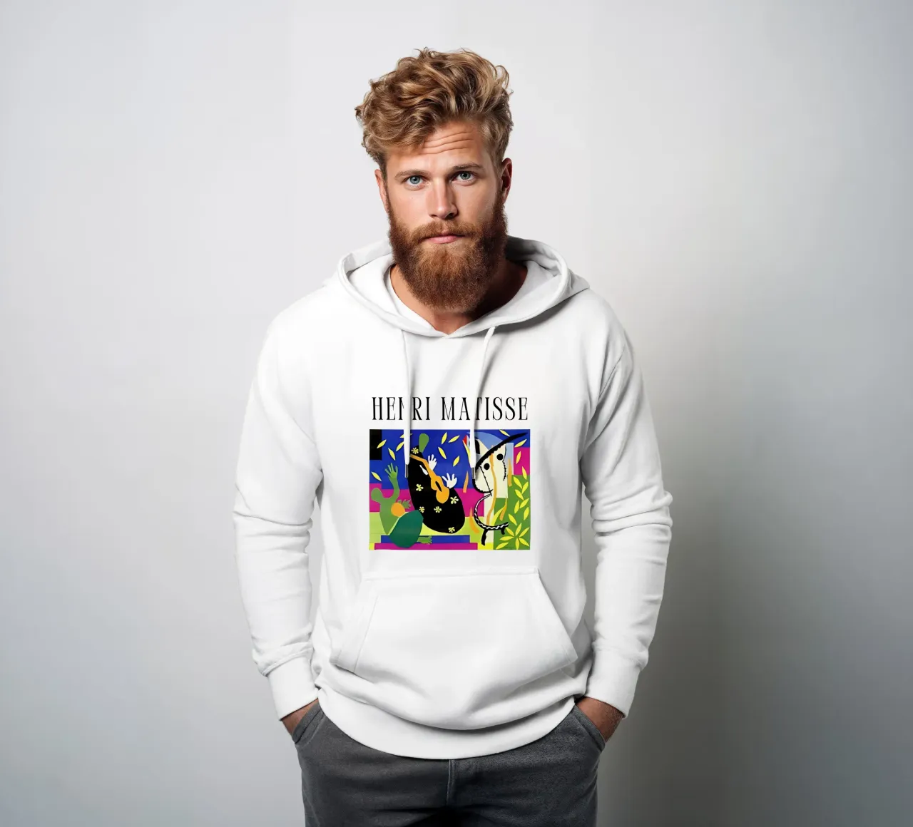 I dolori del re di Henri Matisse felpa con cappuccio da careytowne1