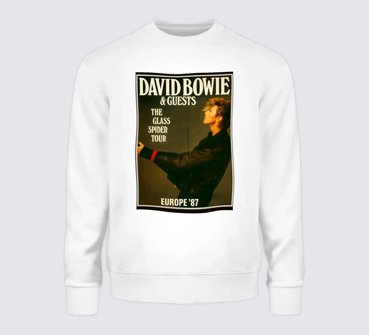 David Bowie & Guests The Glass Spider Tour Europe _87 Music sweatshirt by DGUnder