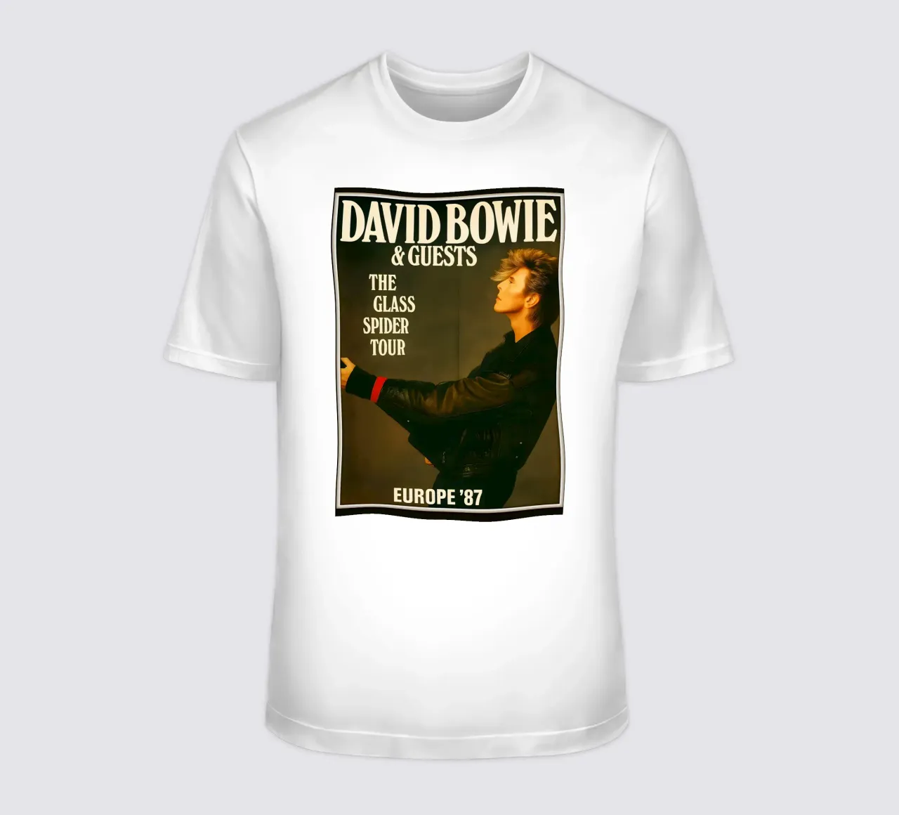 David Bowie & Guests The Glass Spider Tour Europe _87 Music t-shirt by DGUnder