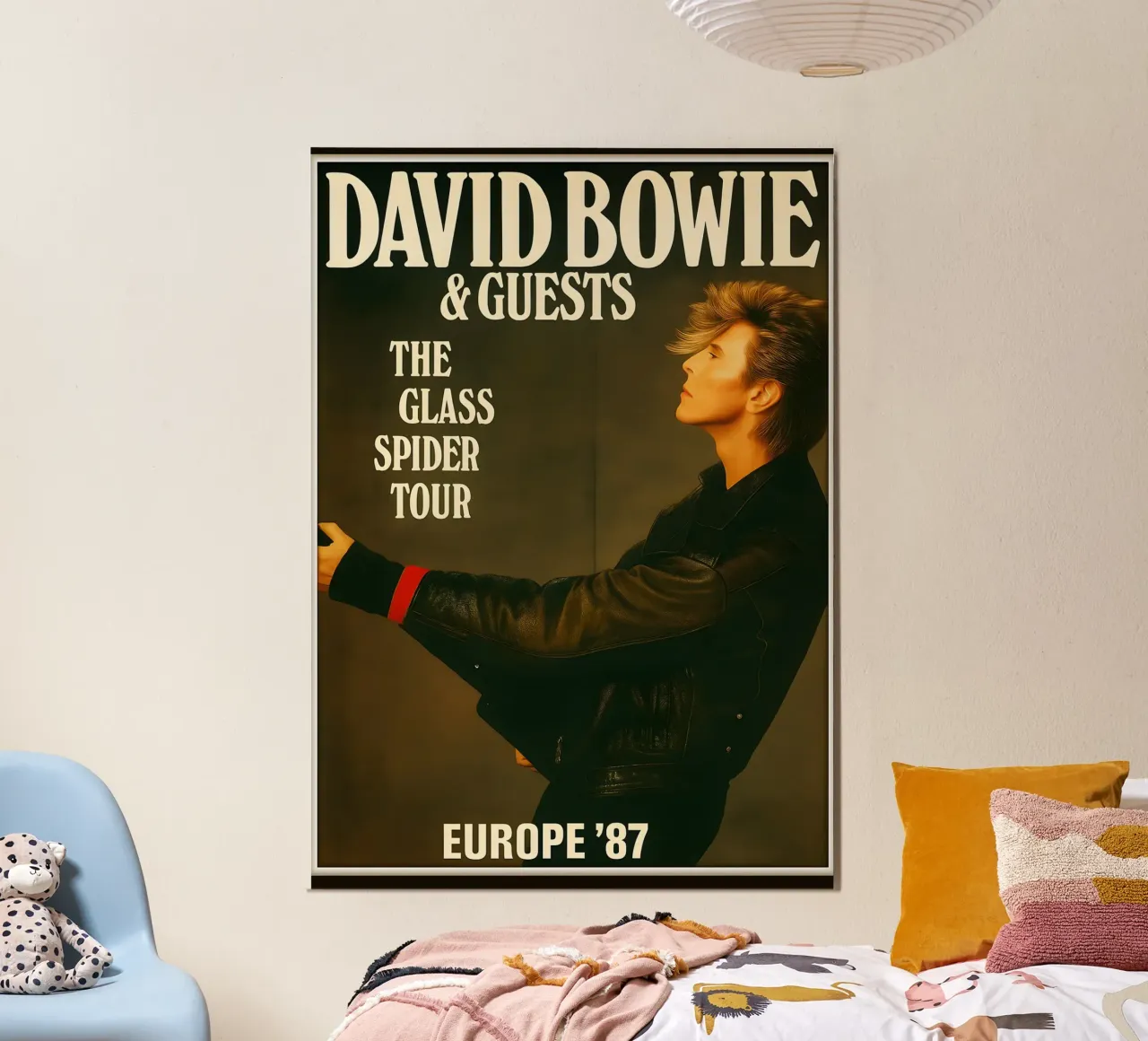 David Bowie & Guests The Glass Spider Tour Europe _87 Music alu-dibond by DGUnder