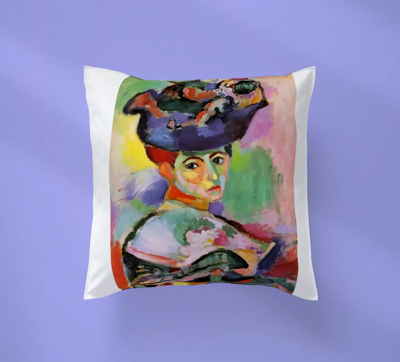 Donna con cappello (1905) di Henri Matisse cuscino da careytowne1