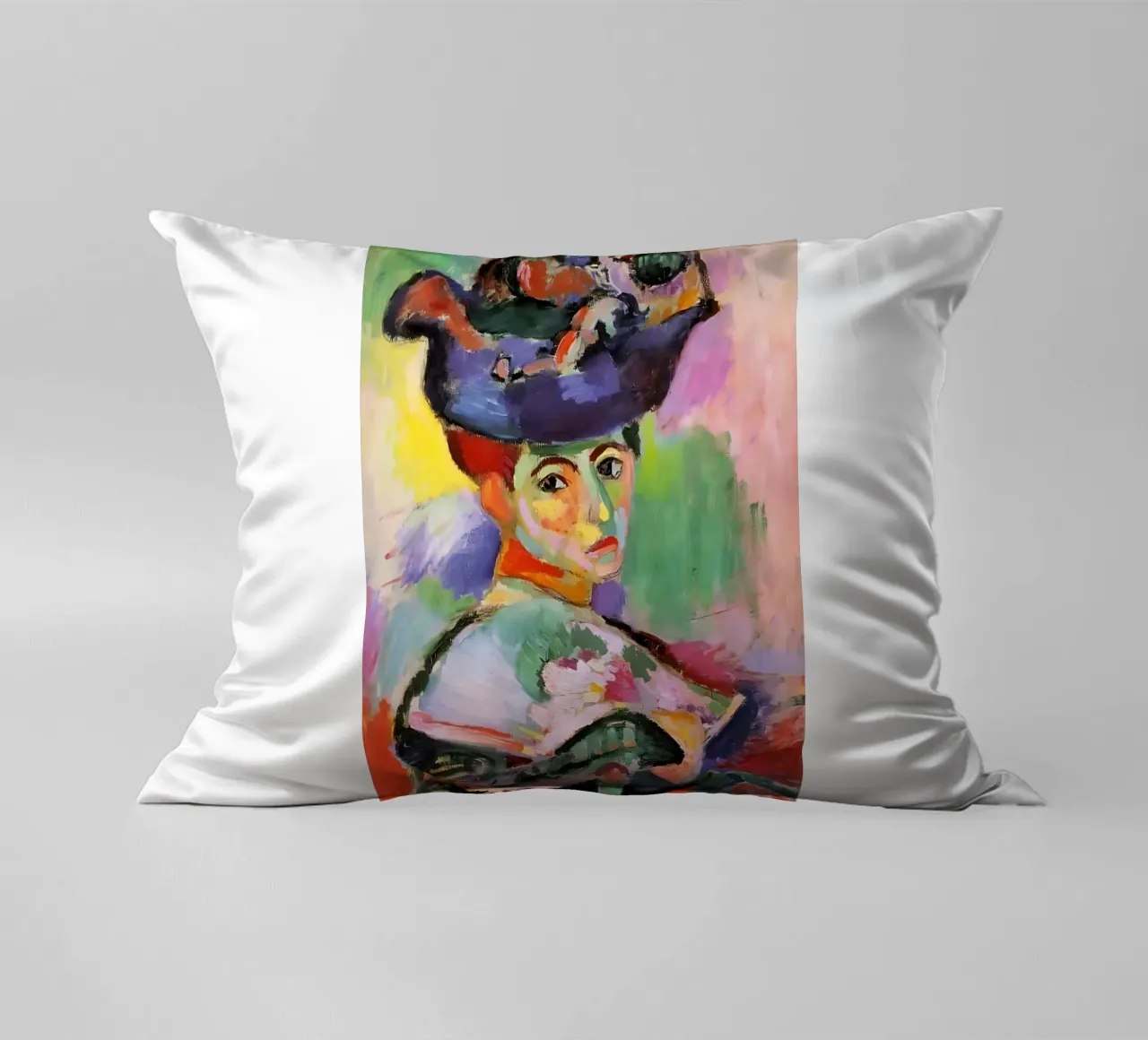 Donna con cappello (1905) di Henri Matisse cuscino da careytowne1