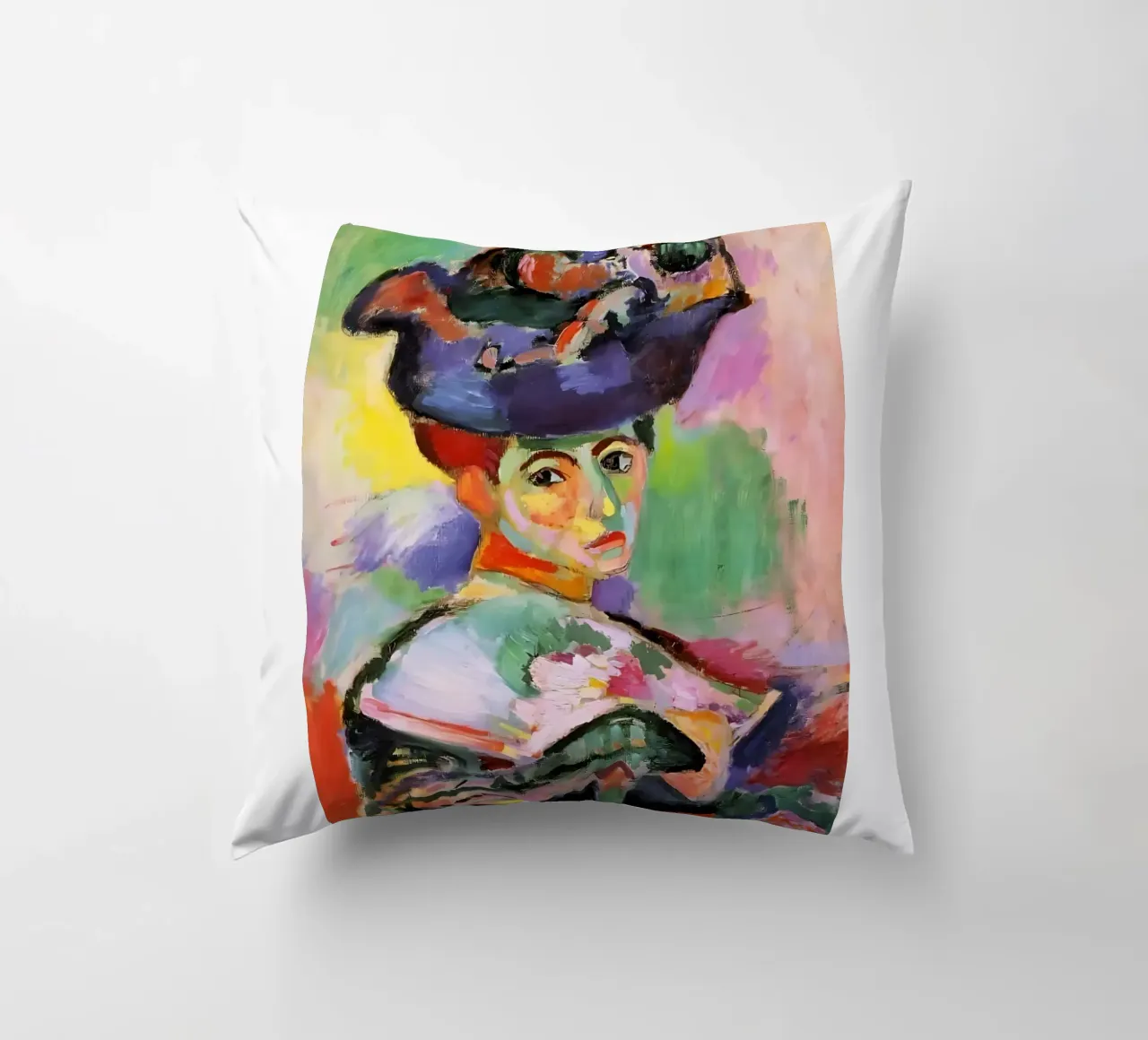 Donna con cappello (1905) di Henri Matisse cuscino da careytowne1