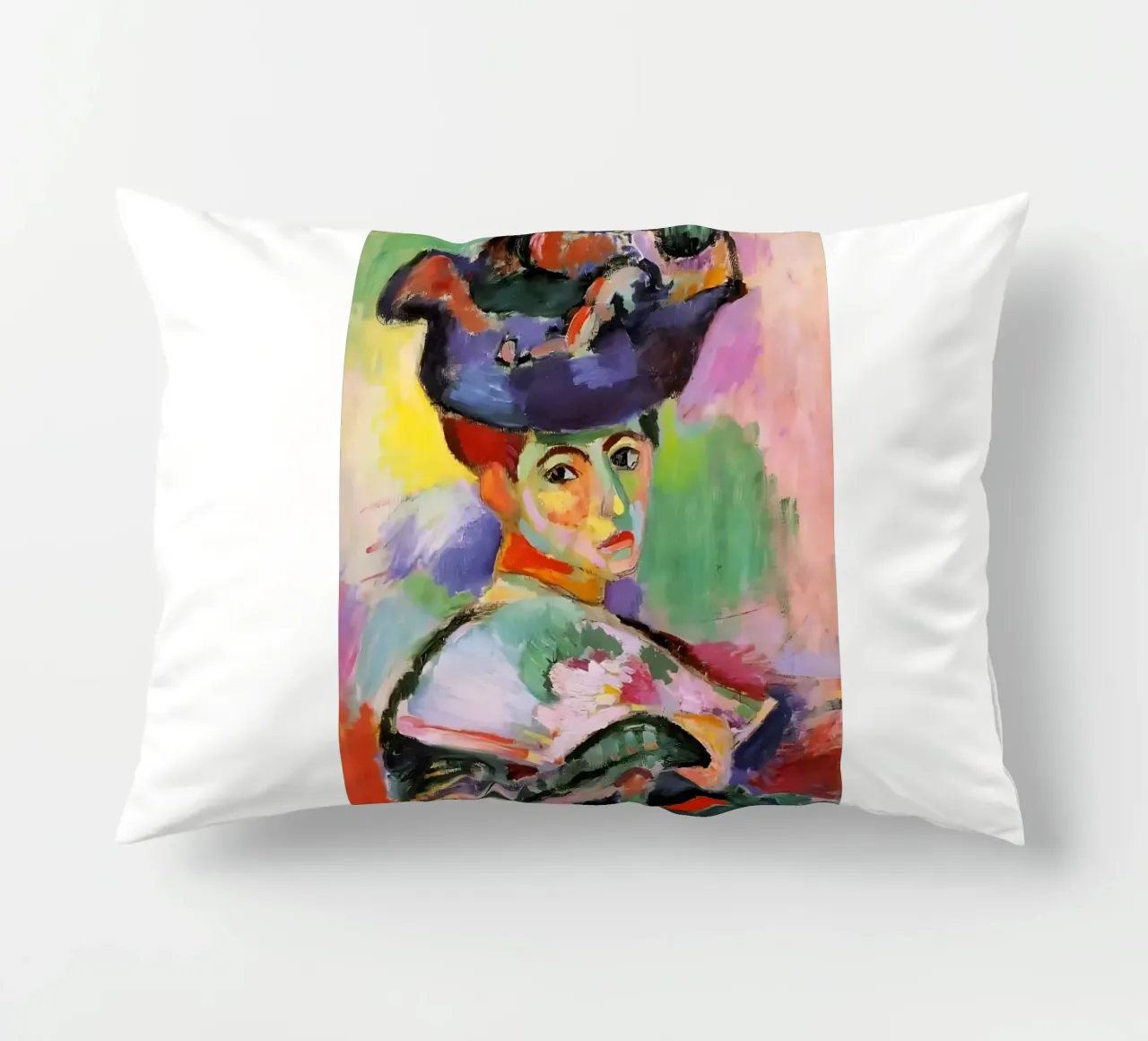 Donna con cappello (1905) di Henri Matisse cuscino da careytowne1
