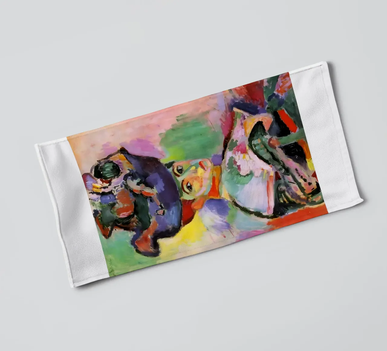 Donna con cappello (1905) di Henri Matisse asciugamano da bagno da careytowne1
