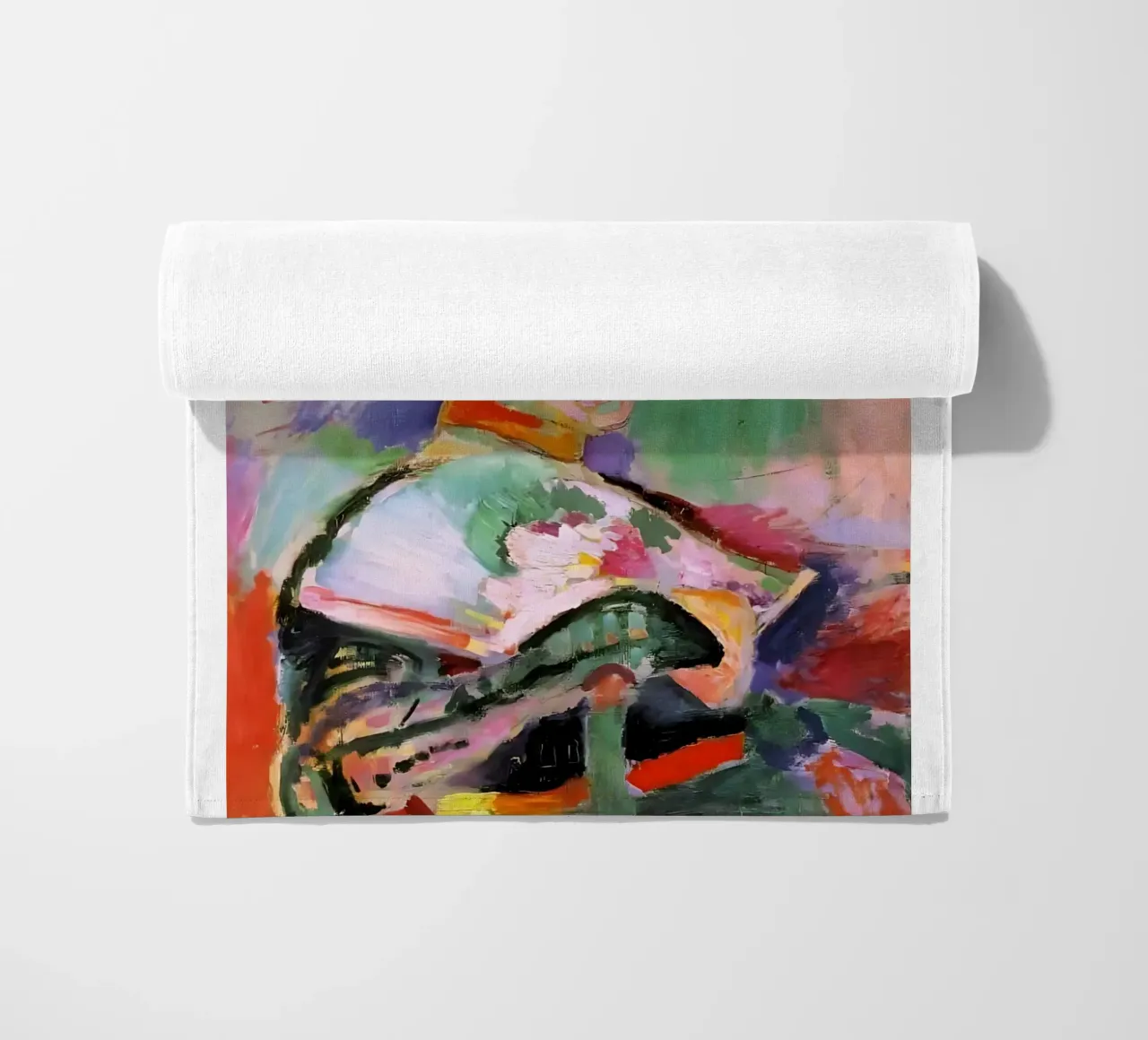 Donna con cappello (1905) di Henri Matisse telo mare da careytowne1