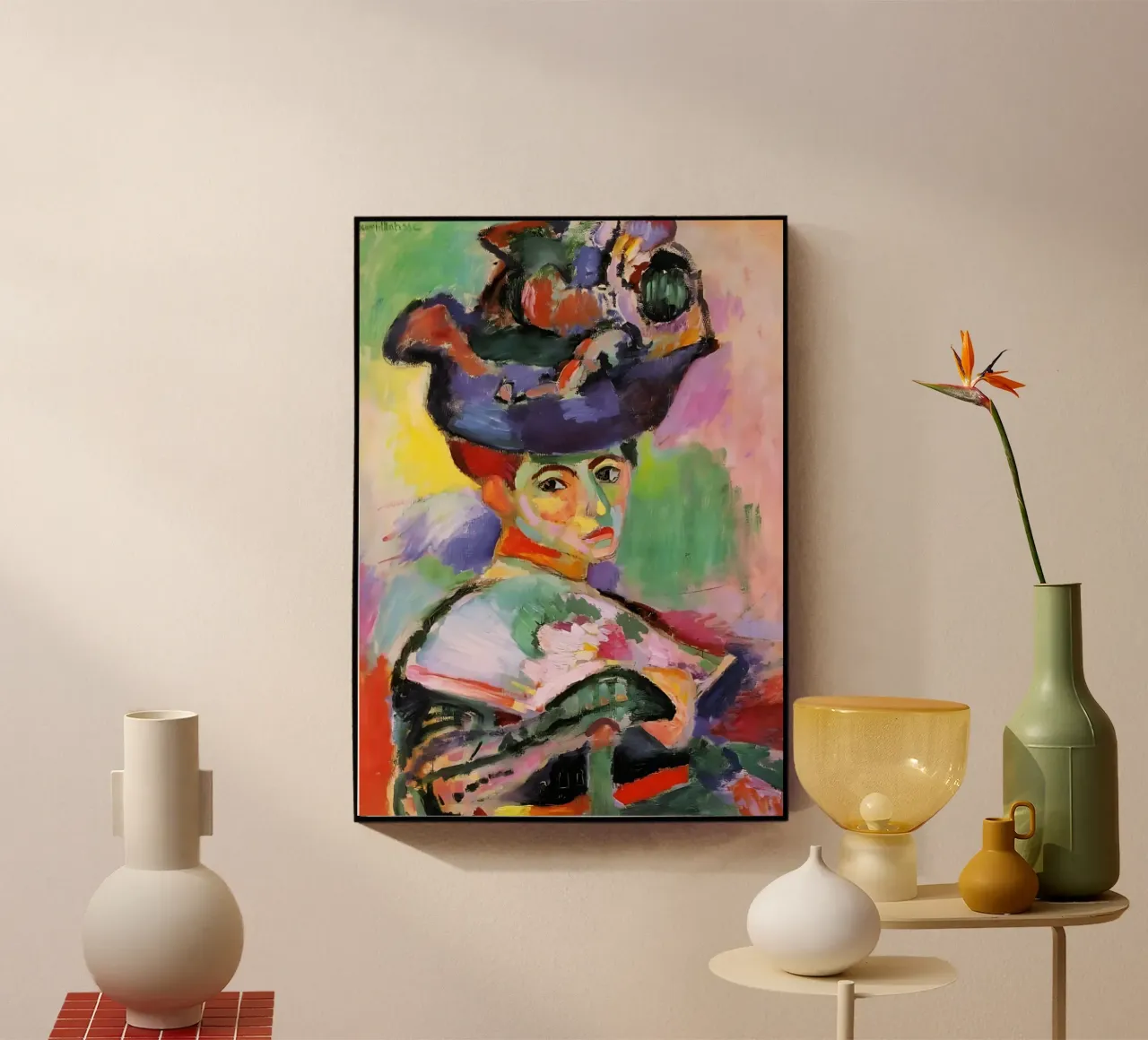 Donna con cappello (1905) di Henri Matisse plexiglass da careytowne1