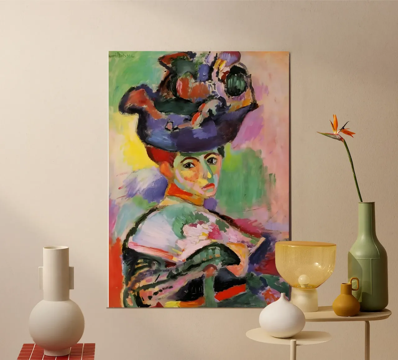 Donna con cappello (1905) di Henri Matisse carta hahnemühle da careytowne1
