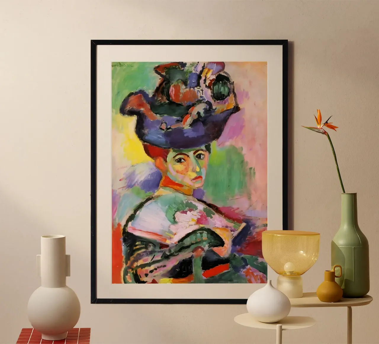 Donna con cappello (1905) di Henri Matisse carta hahnemühle da careytowne1