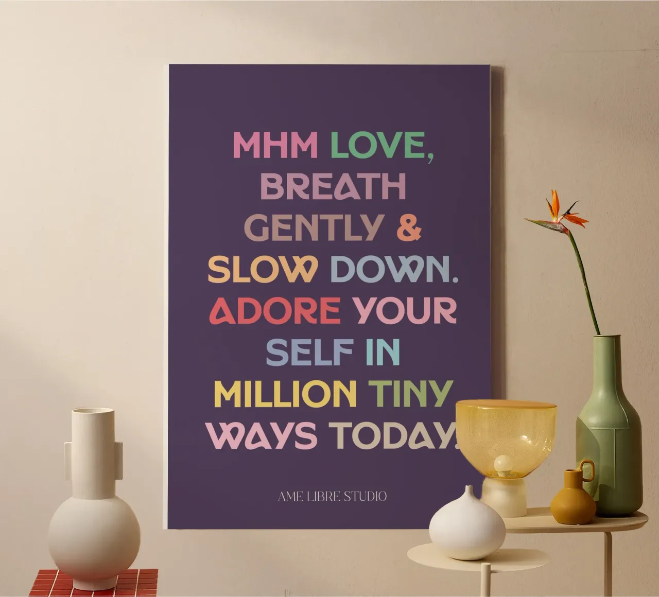 🧡 canvas met Baklijst van MENTHE SAUVAGE