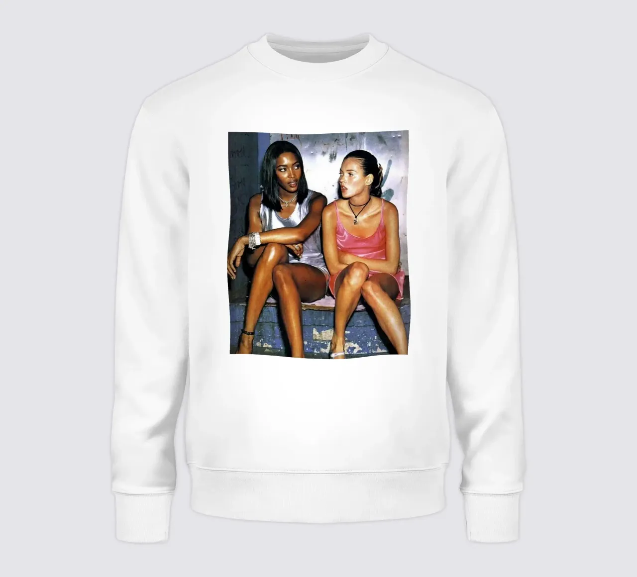 Kate Moss e Naomi felpa da Mr.Alexandershop