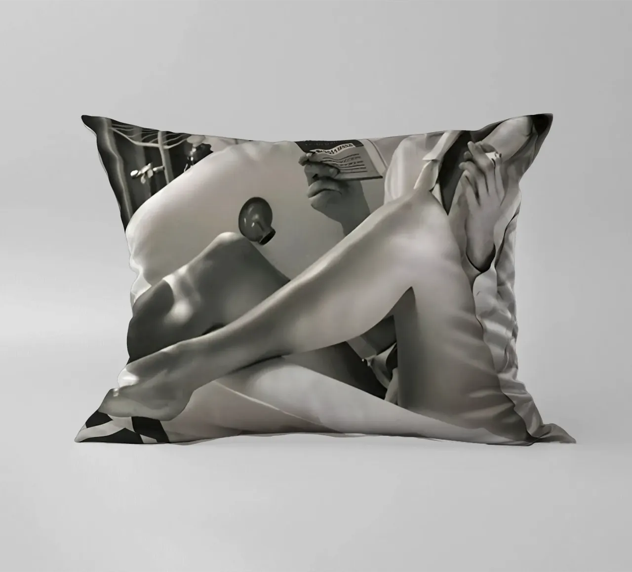 Kate Moss si diverte in bagno cuscino da Mr.Alexandershop