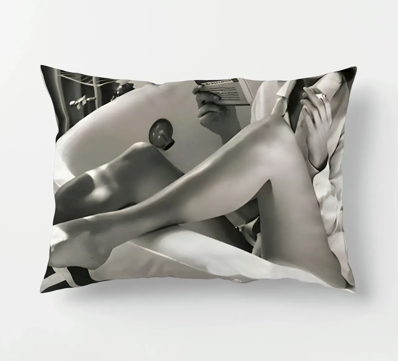 Kate Moss si diverte in bagno cuscino da Mr.Alexandershop