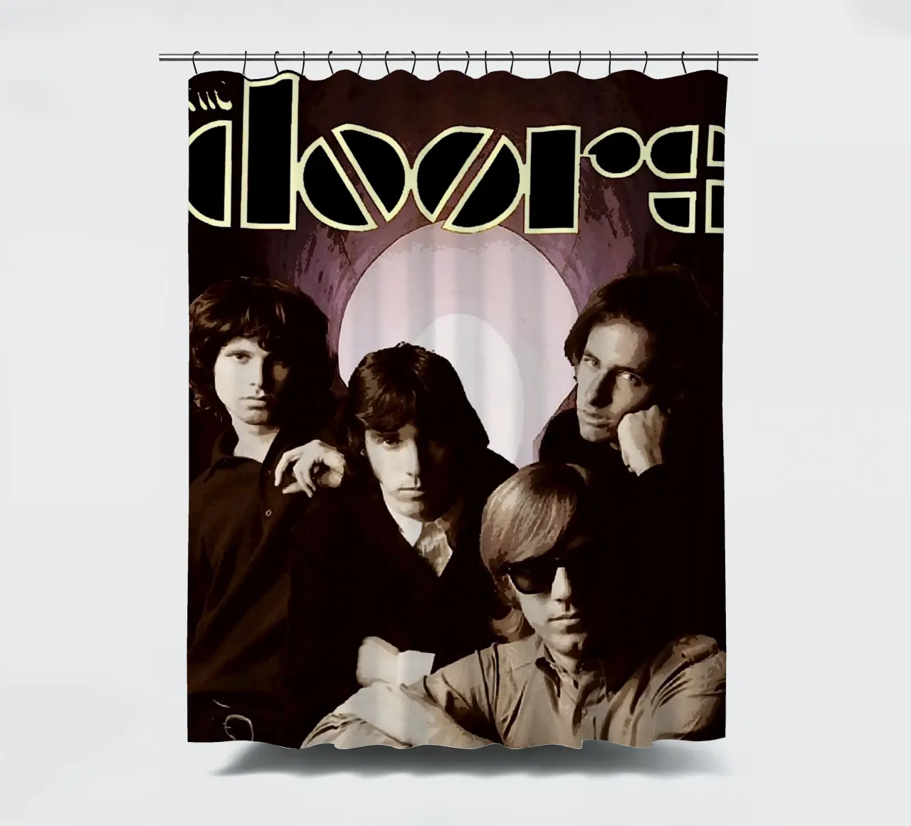 the doors band shower curtain by vanhesling