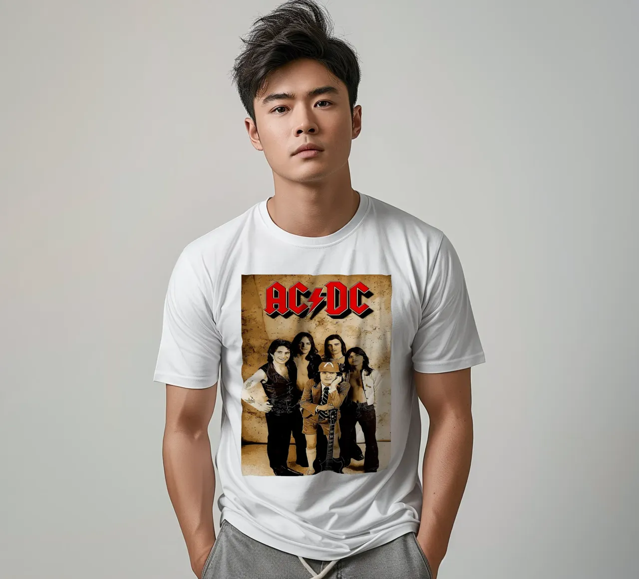 Gruppo AC/DC t-shirt da vanhesling