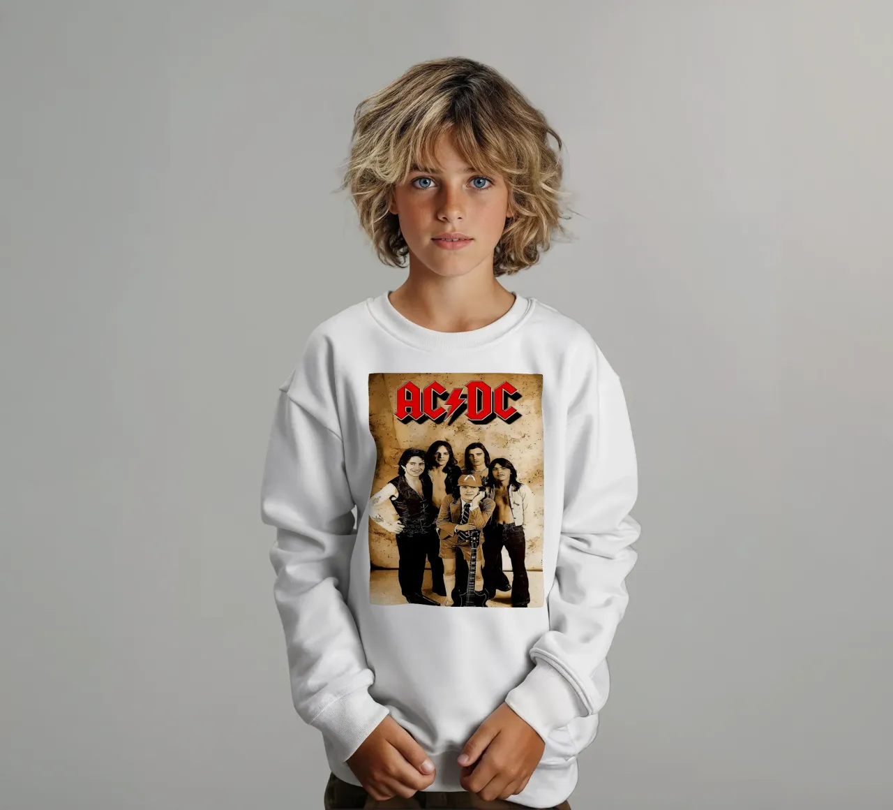 Gruppo AC/DC felpa bambino da vanhesling