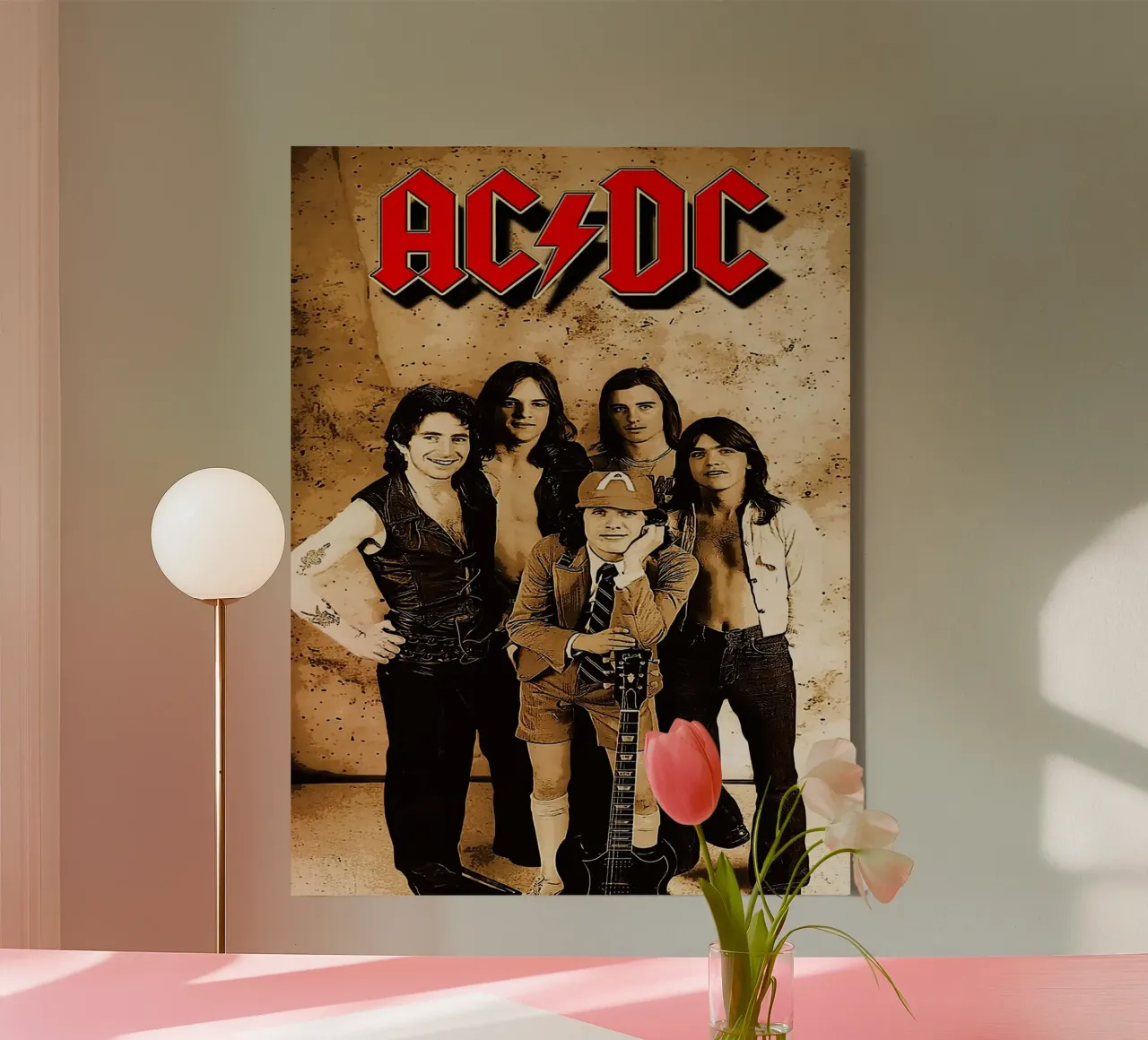 AC/DC band canvas by vanhesling