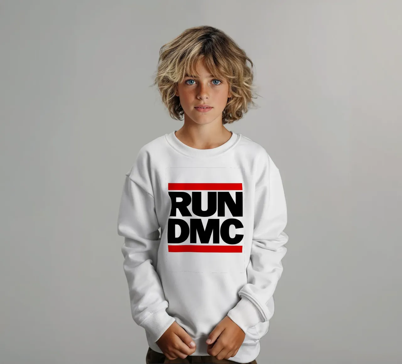 eseguire la banda dmc felpa bambino da vanhesling