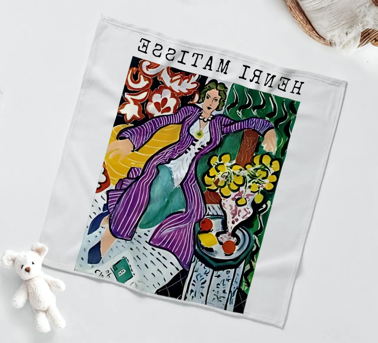 Donna con cappotto viola di Henri Matisse coperta in pile da careytowne1