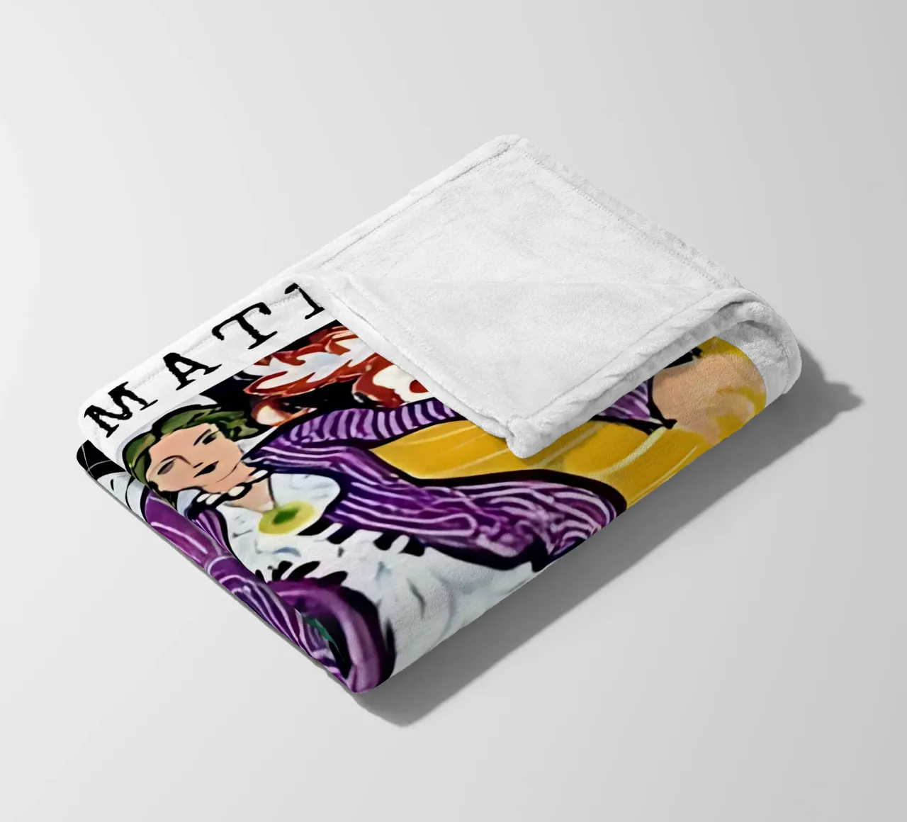 Donna con cappotto viola di Henri Matisse coperta in pile da careytowne1