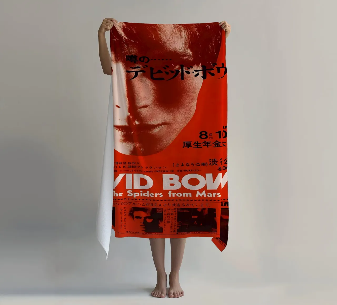 David Bowie And The Spiders From Mars 1973 Tour Live Concert telo mare da DGUnder