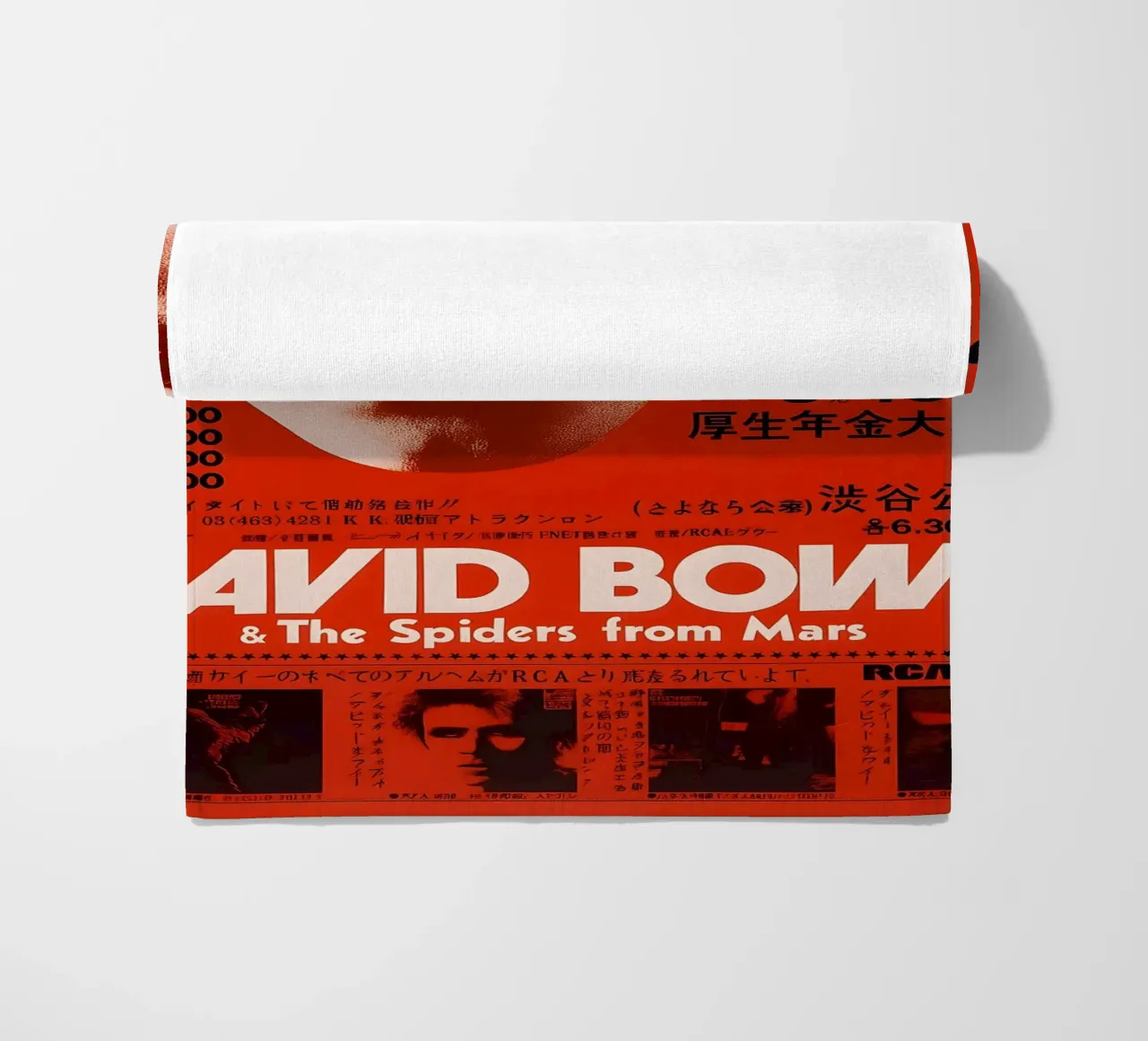 David Bowie And The Spiders From Mars 1973 Tour Live Concert telo mare da DGUnder