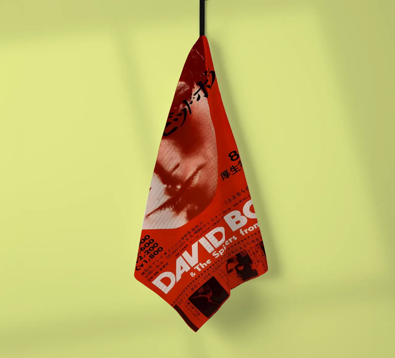 David Bowie And The Spiders From Mars 1973 Tour Live Concert canovaccio da cucina da DGUnder