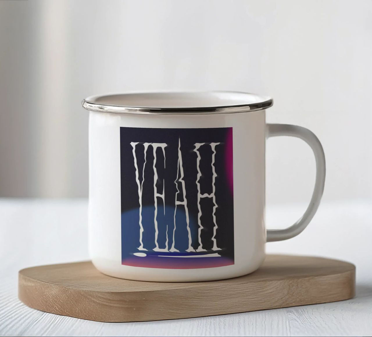 Yeah! tazza in smalto da Galaxy Eyes