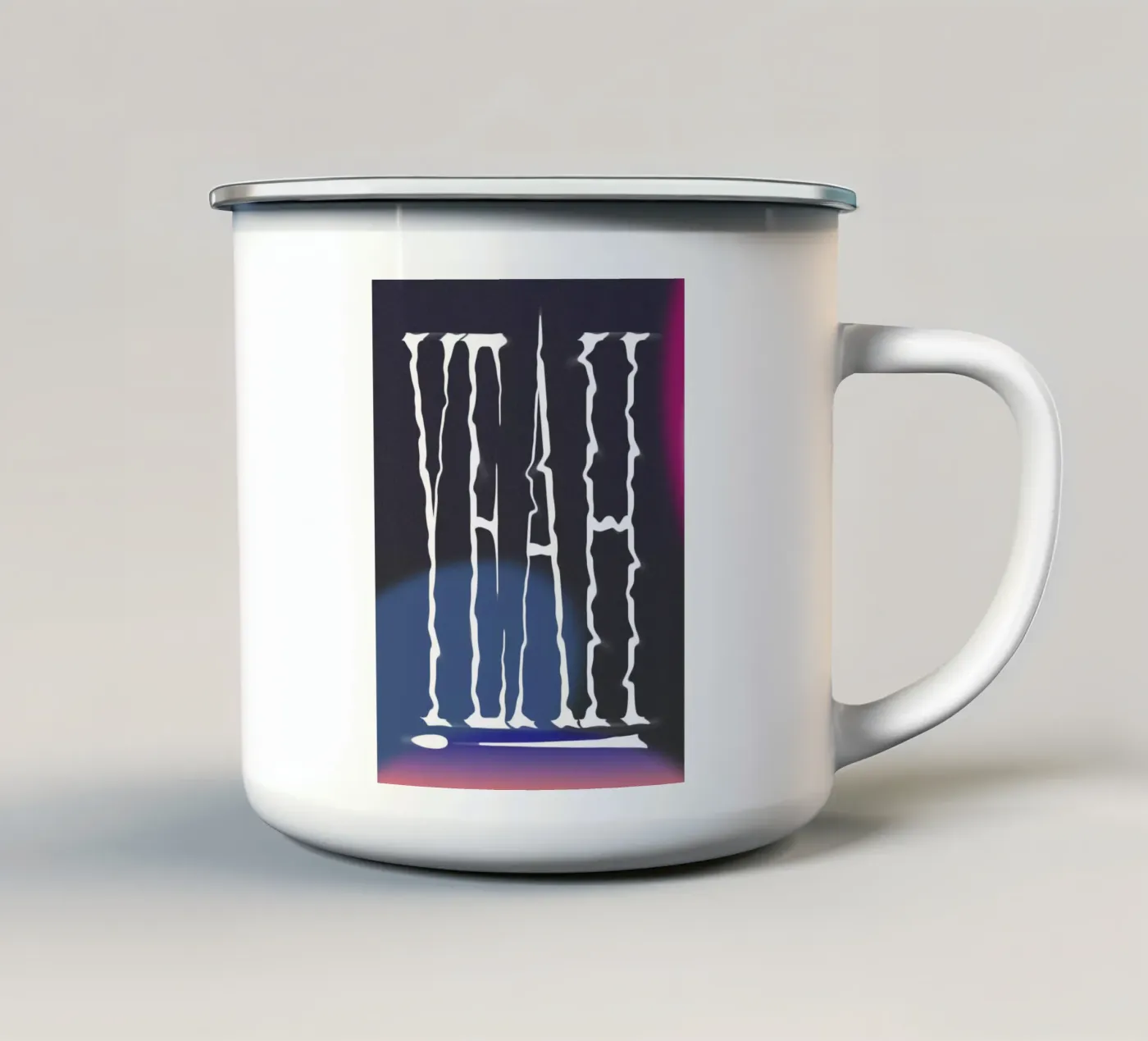 Yeah! enamel mug by Galaxy Eyes