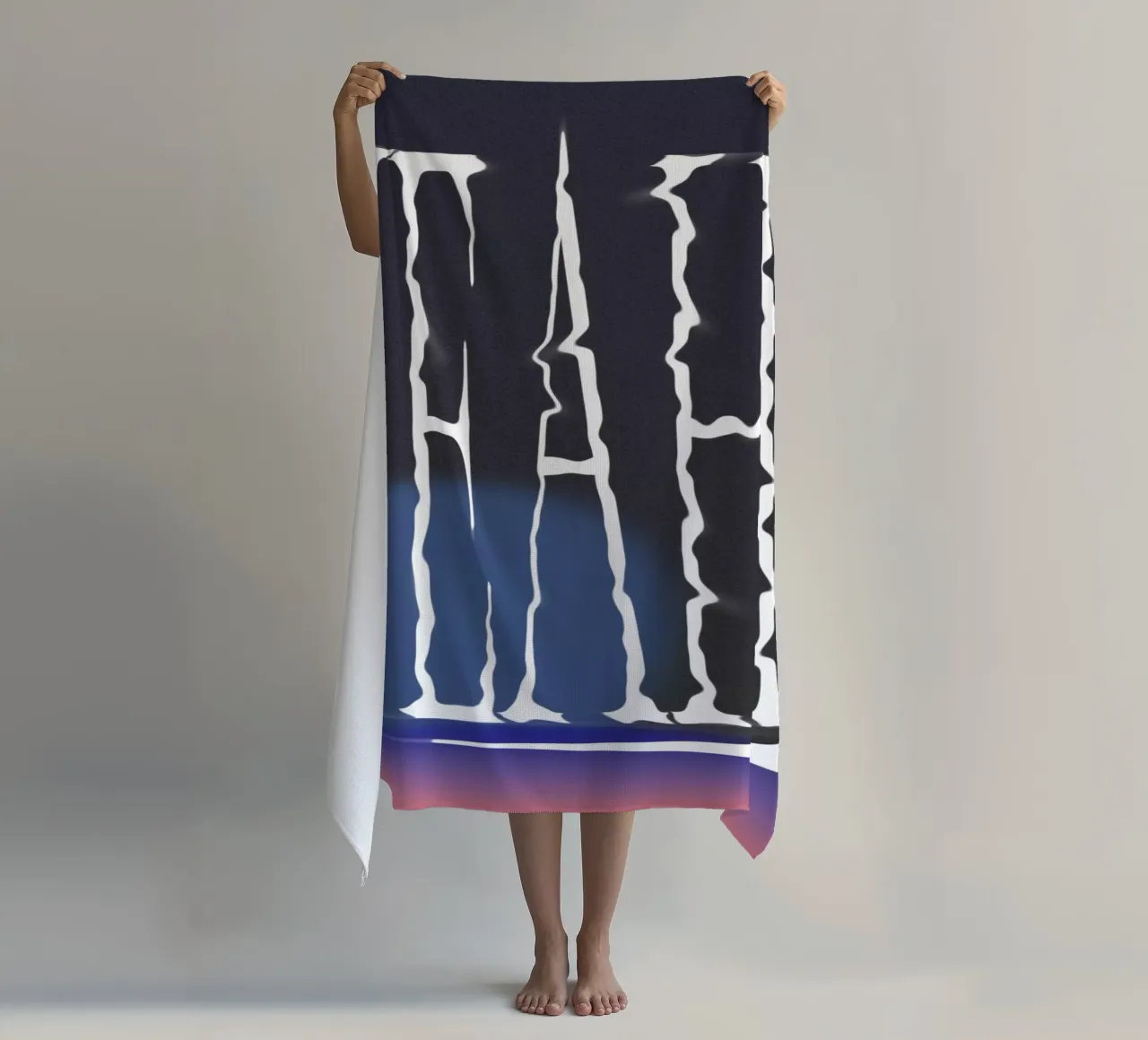 Yeah! strandhanddoek van Galaxy Eyes