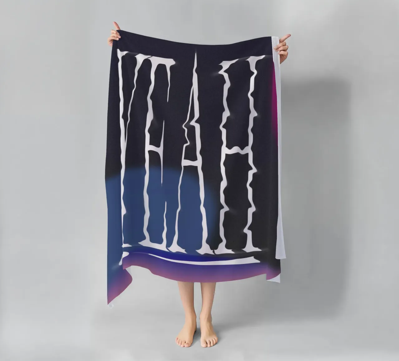 Yeah! strandhanddoek van Galaxy Eyes