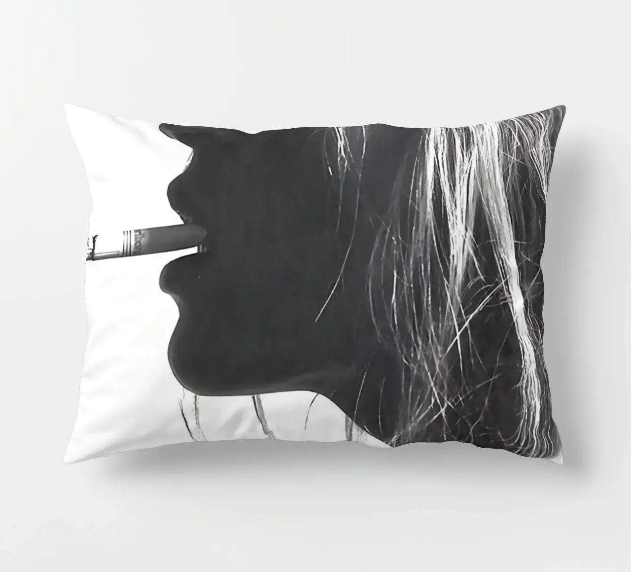 Kate Moss che fuma cuscino da Mr.Alexandershop