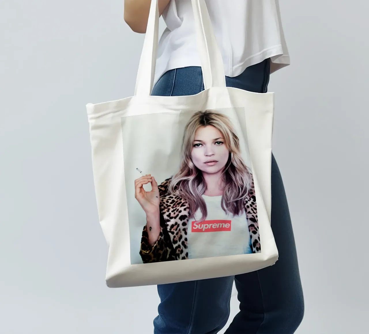 Kate Moss normalizzata borsa in juta da Mr.Alexandershop