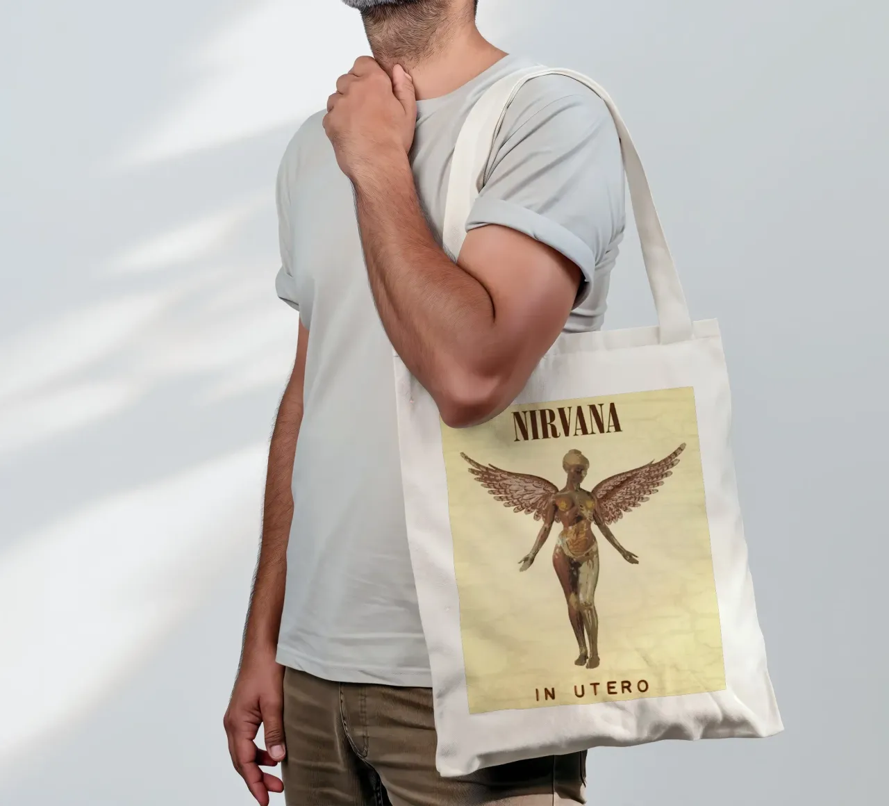 band dei nirvana borsa in juta da vanhesling