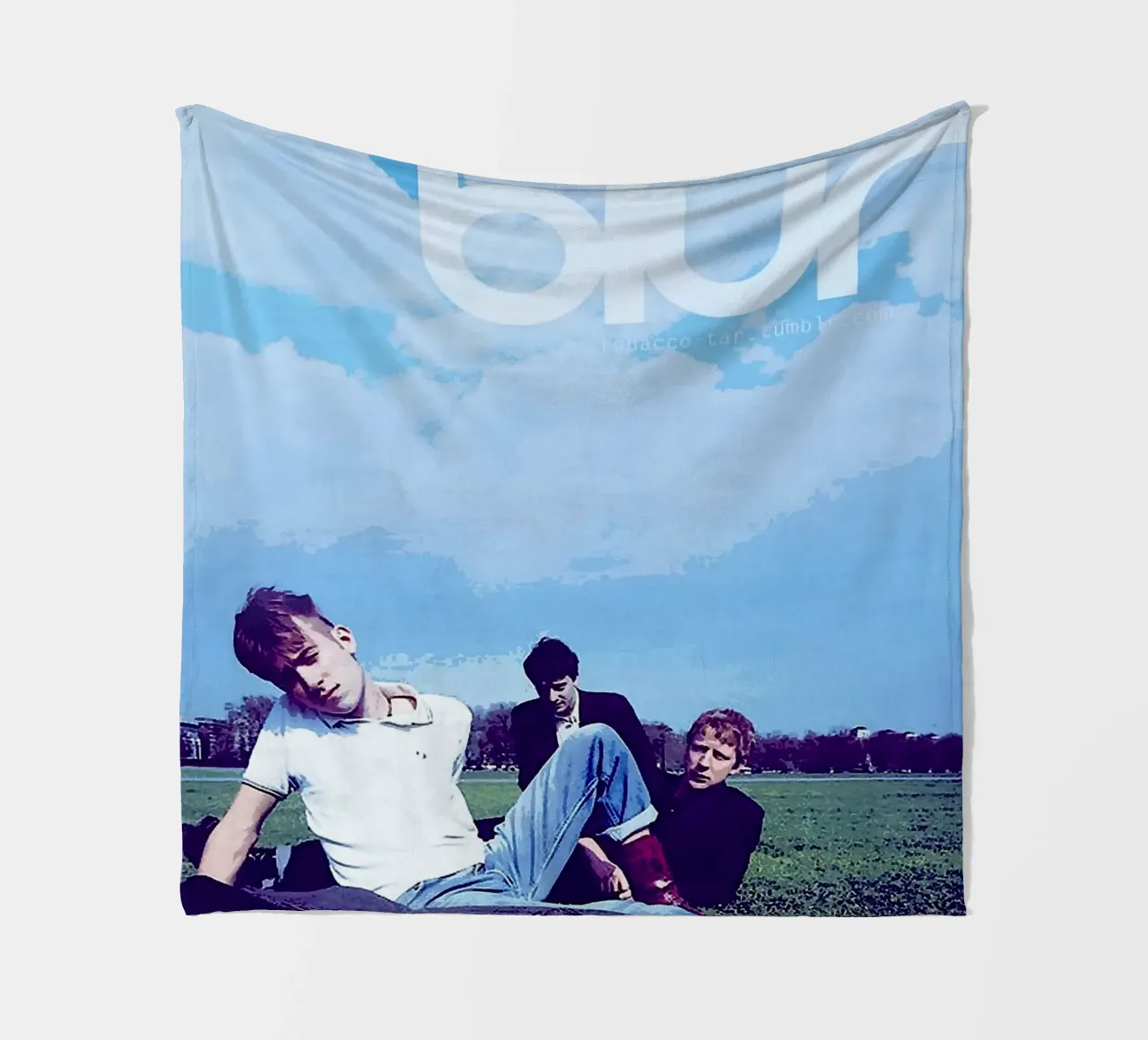 blur band fleece blanket by vanhesling