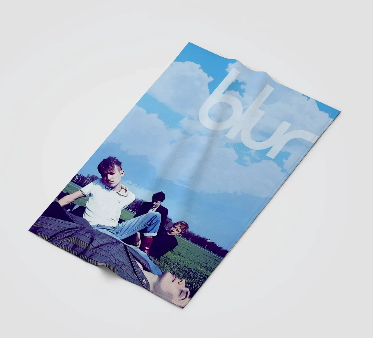 blur band fleece blanket by vanhesling