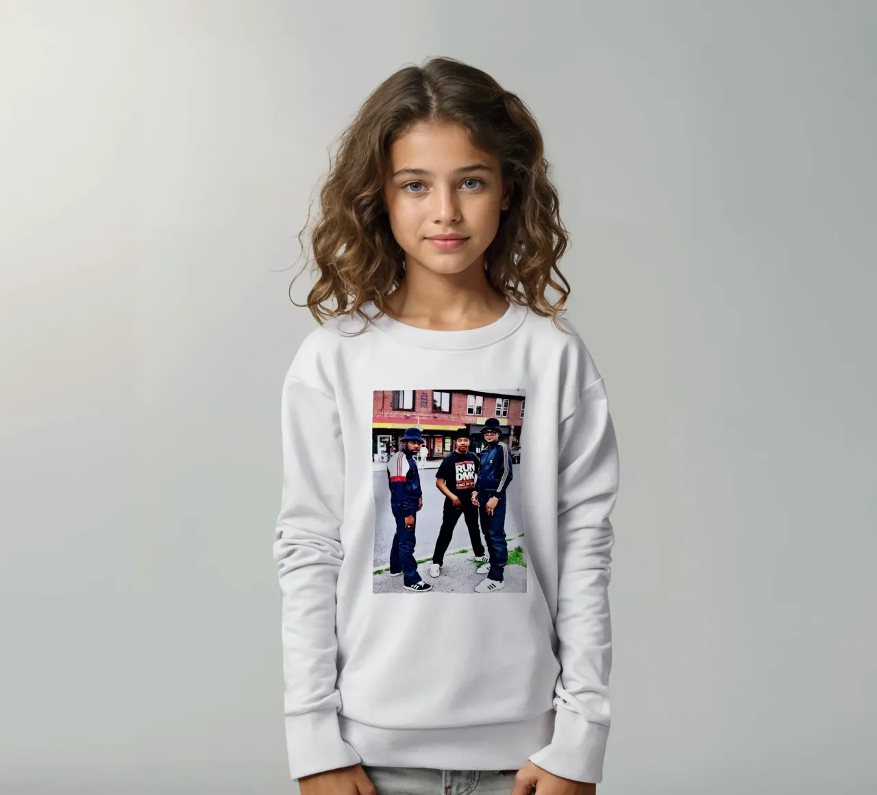 eseguire la banda dmc felpa bambino da vanhesling