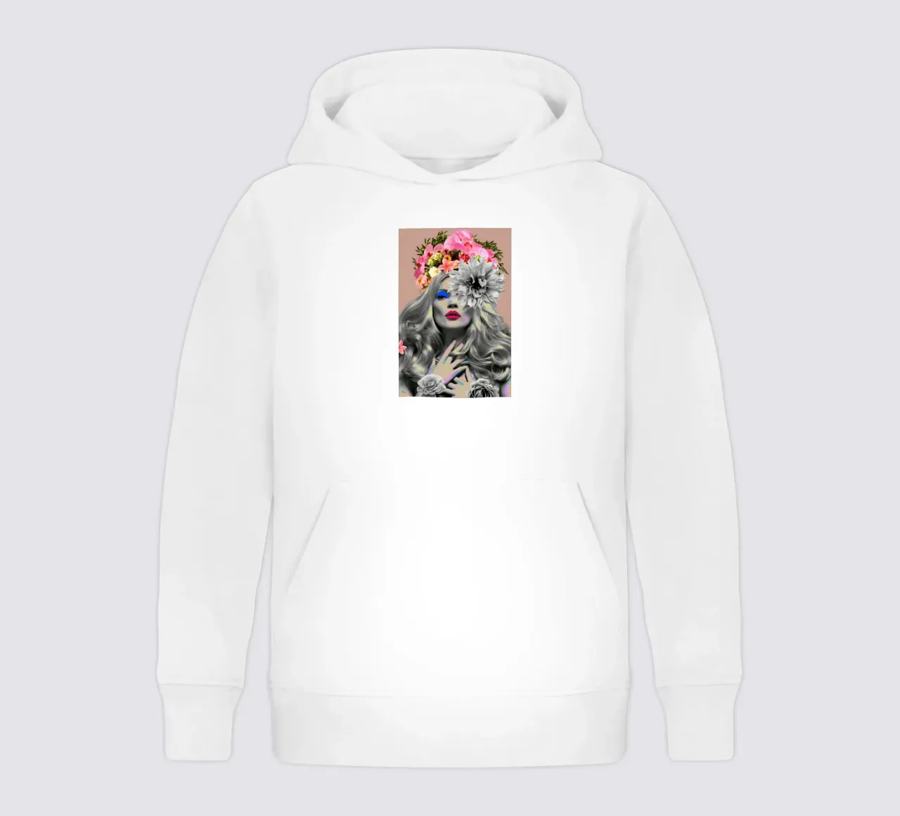 KAte Moss Model Art felpa bambino con cappuccio da Mr.Alexandershop