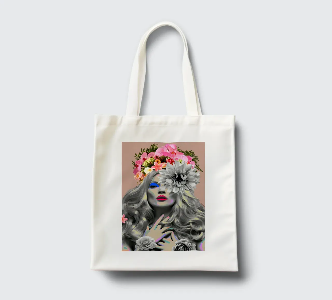KAte Moss Model Art borsa in juta da Mr.Alexandershop