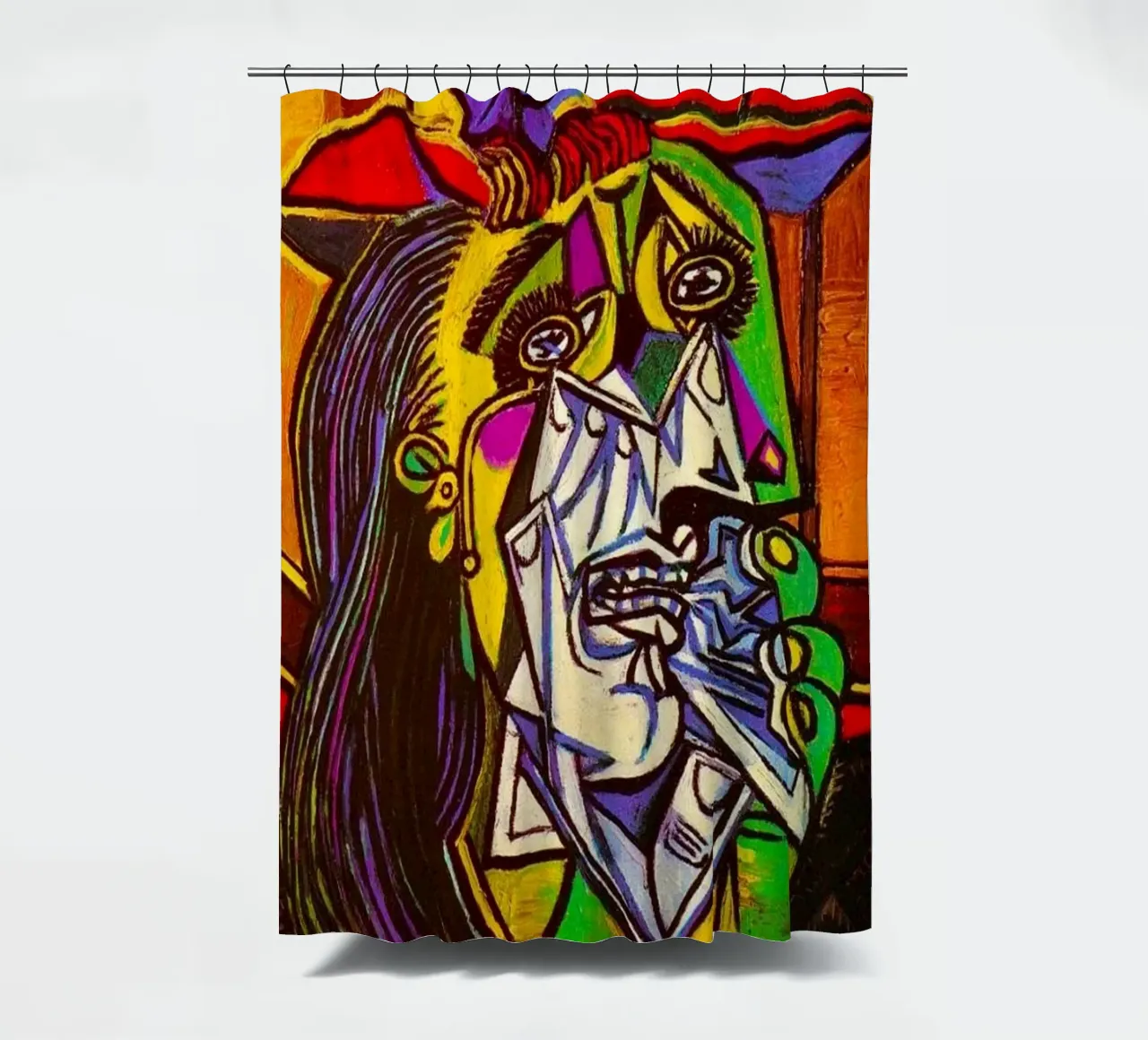 The Weeping Woman shower curtain by Susanprint