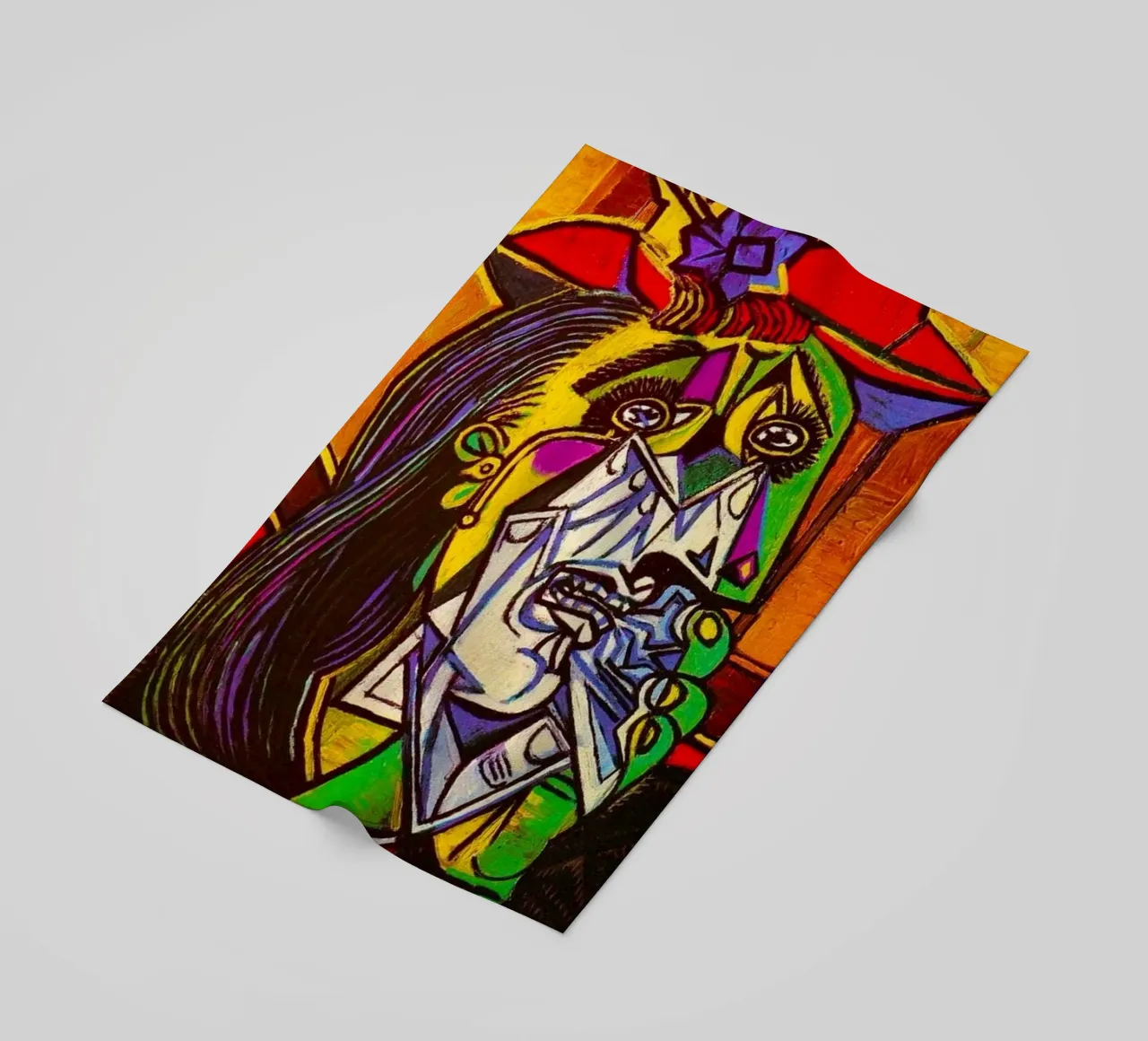 The Weeping Woman beach towel by Susanprint
