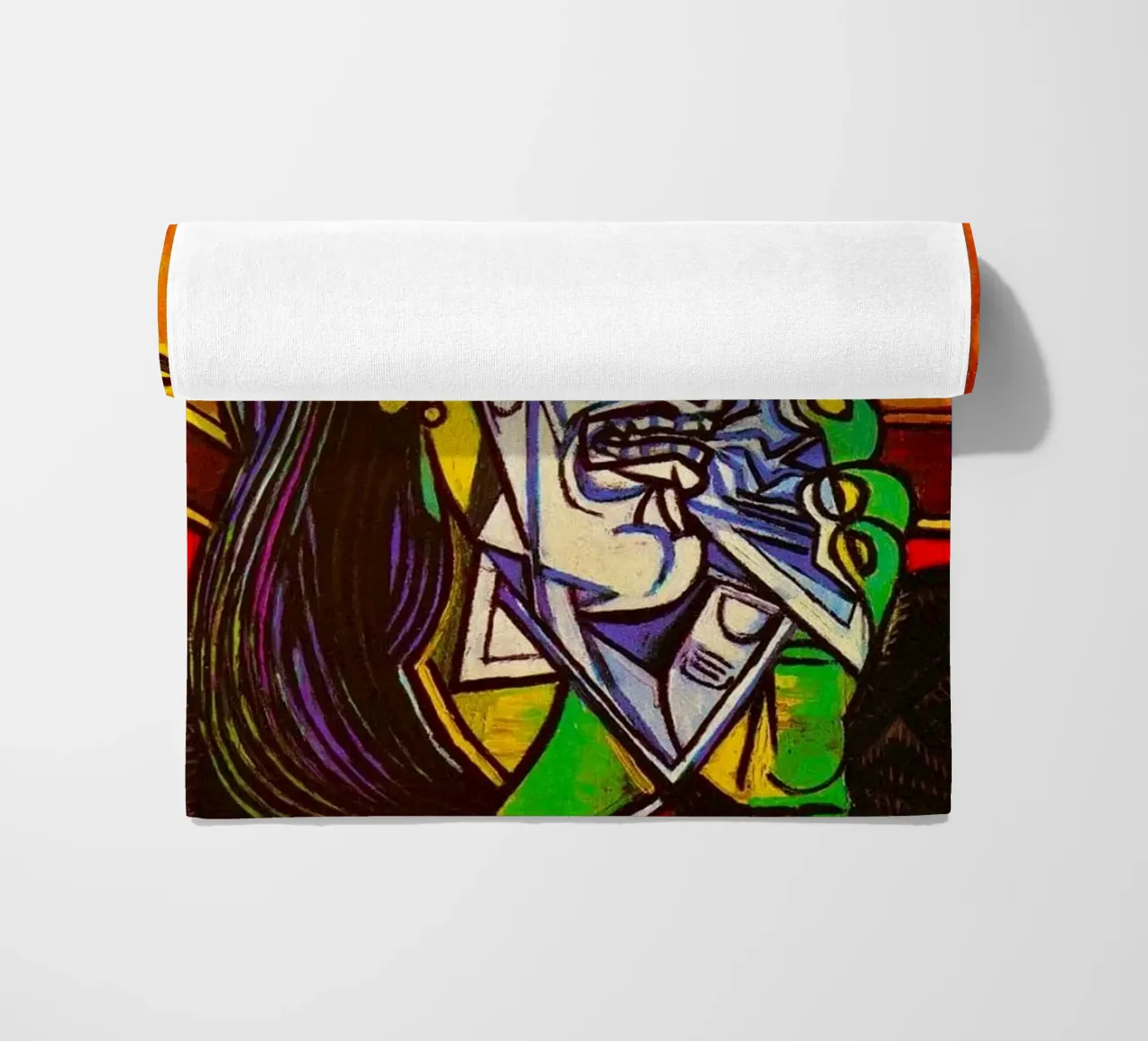 The Weeping Woman beach towel by Susanprint