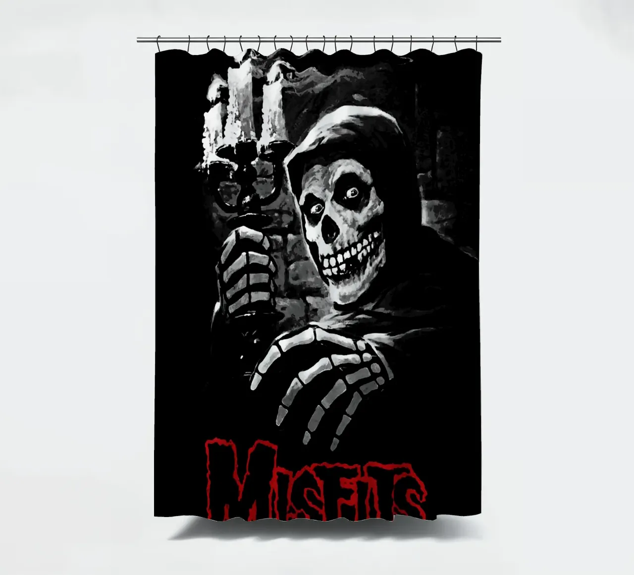 groupe misfits rideau de douche de vanhesling