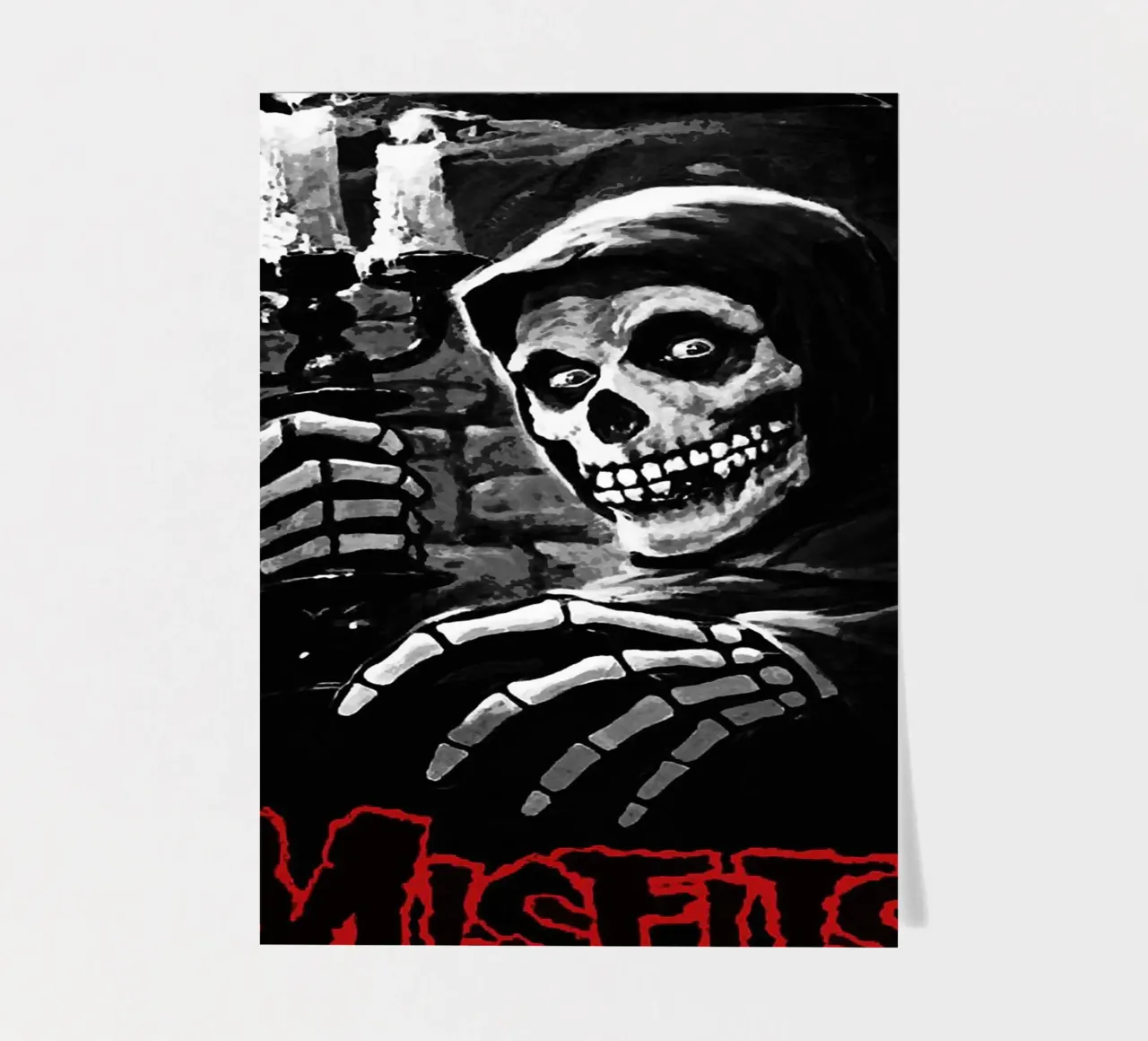 groupe misfits planche autocollant de vanhesling