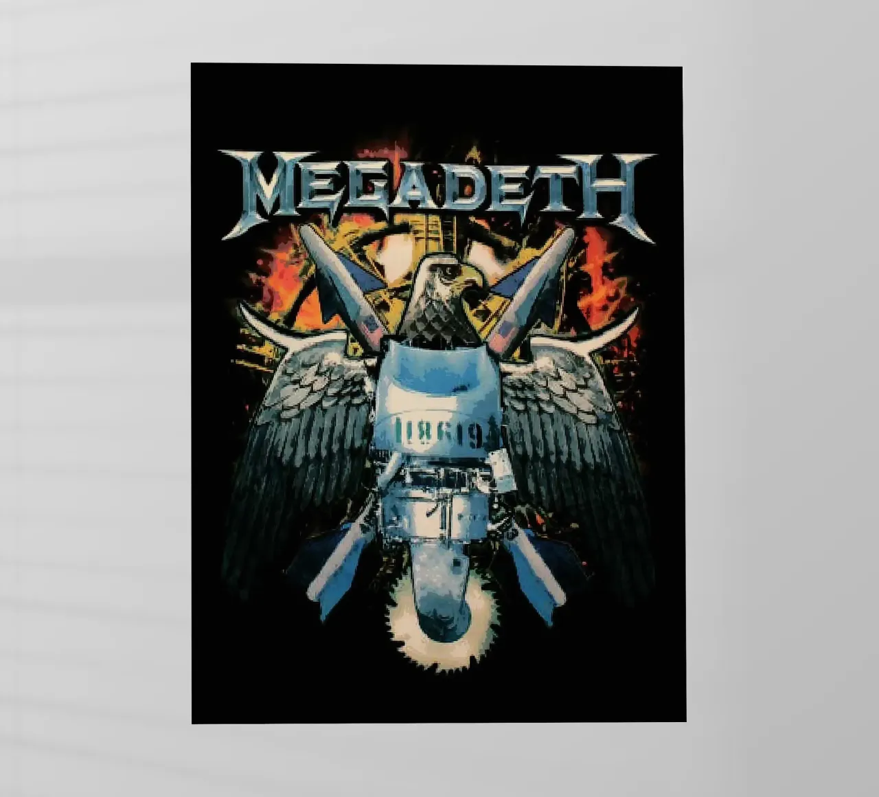 megadeth band pellicola backlit da vanhesling
