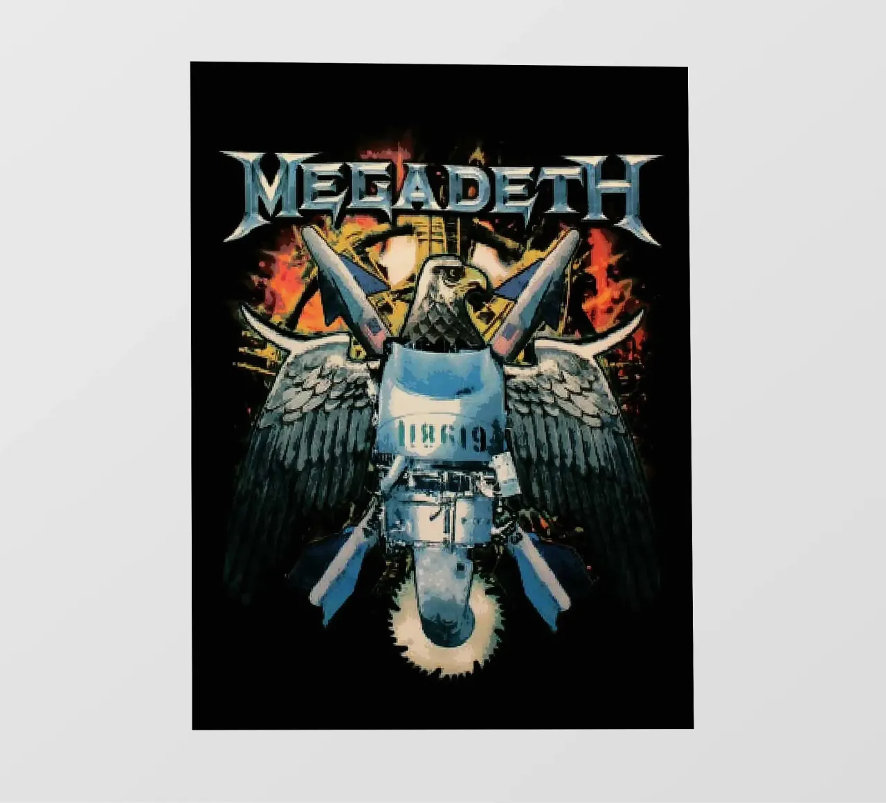 megadeth band telo in pvc da vanhesling